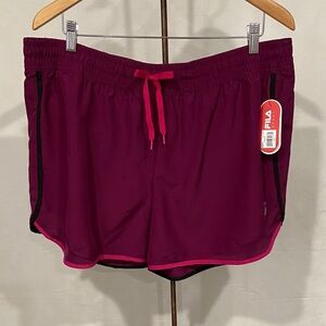 FILA Sport Women’s Running Shorts XL Purple NWT